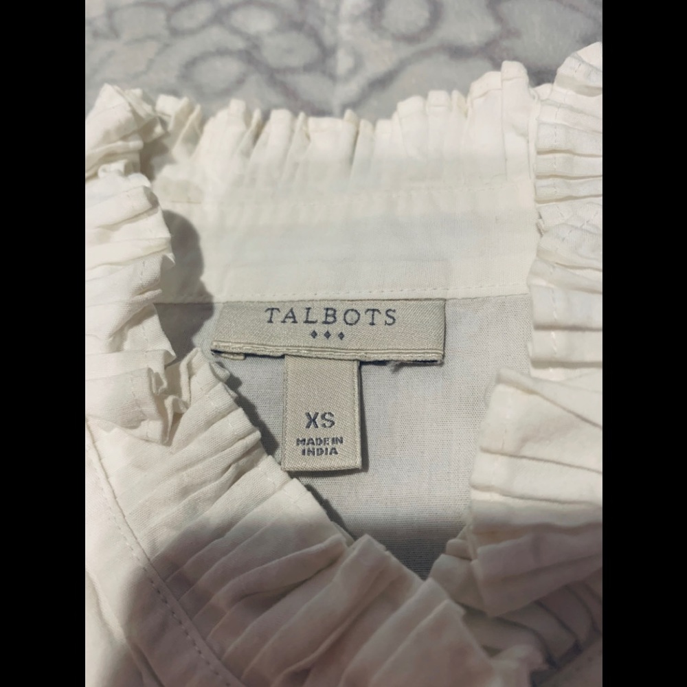 Talbots Button Down Blouse - image 2